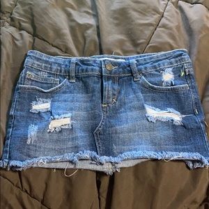 Denim miniskirt